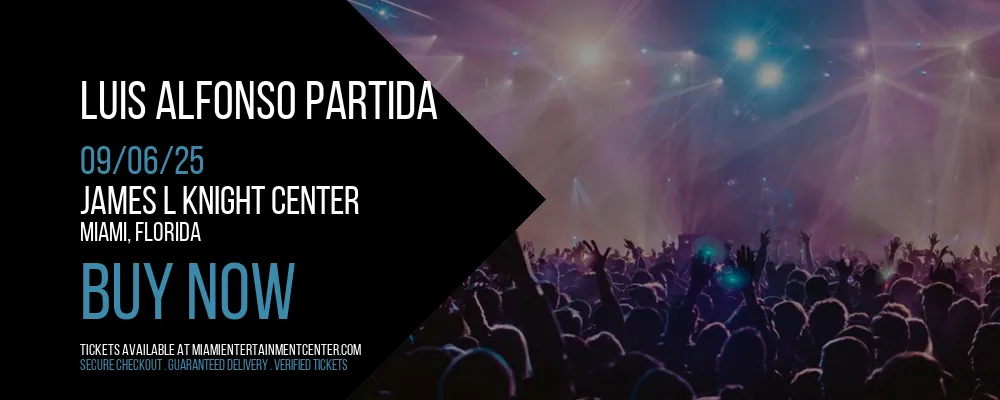 Luis Alfonso Partida at James L Knight Center