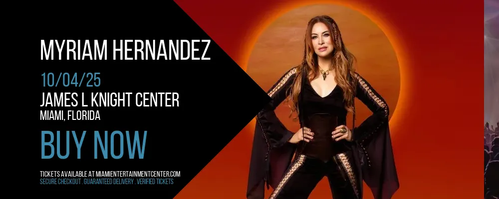 Myriam Hernandez at James L Knight Center